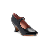 Anna May 1920s Mary Jane High Heels (Black)