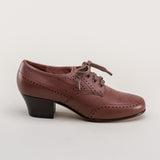 Claire 1940's Oxfords Wide (Brown)