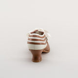 Bernadette Edwardian Oxfords (Tan/Ivory)