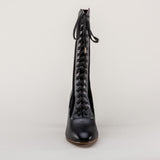 Camille Edwardian Boots (Black/Black)