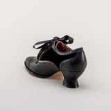 Lucille Edwardian Oxfords (Black/Black)