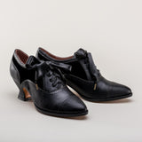 Lucille Edwardian Oxfords (Black/Black)